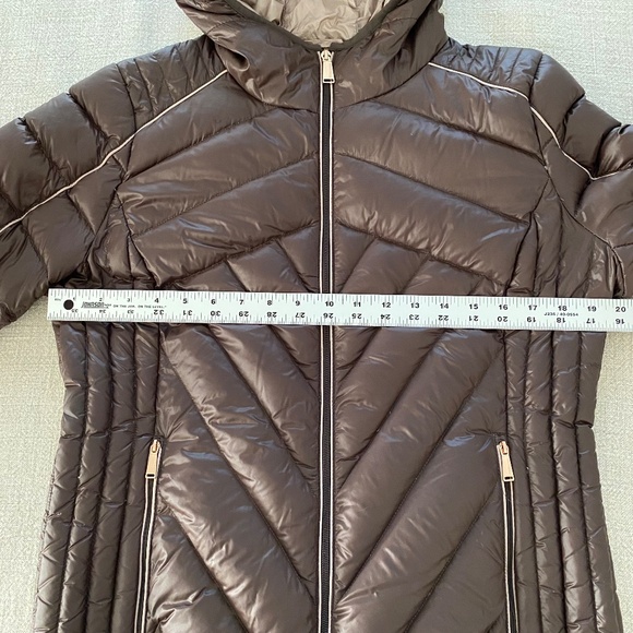 BCBGeneration Brown Lightweight Packable Down Hooded Puffer Jacket - Size L - Picture 4 of 11